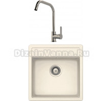 Комплект Мойка Schock Vero 50 Cristadur магнолия + Смеситель MEGA City MG- ZRV104 хром