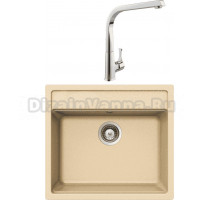 Комплект Мойка Schock Vero 60 (N-100) Cristadur аворио + Смеситель MEGA Mega MG-SUN03