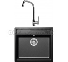 Комплект Мойка Schock Vero 60 (N-100) Cristadur магма + Смеситель MEGA City MG- ZRV104 хром