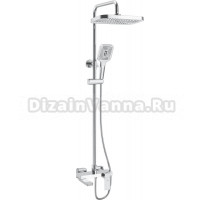 Душевая стойка Rose R1836 хром