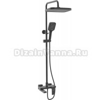 Душевая стойка Rose R1836H черная