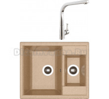Комплект Мойка Dr. Gans Astra 620K терра + Смеситель MEGA Mega MG-SUN03