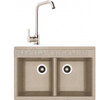 Комплект Мойка Dr. Gans Astra 780 терра + Смеситель MEGA Ege MG-PL10 хром