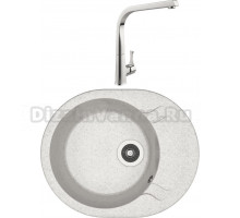 Комплект Мойка Dr. Gans Berta 580 серый + Смеситель MEGA Mega MG-SUN03