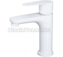 Смеситель для раковины Wonzon & Woghand WW-A40202-MW белый матовый