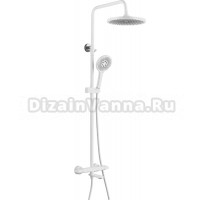 Душевая стойка Rose R3936C белая