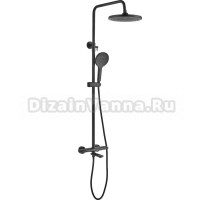 Душевая стойка Rose R3936H черная