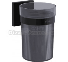 Стакан VitrA Root A4480636 матовый черный
