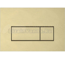 Кнопка смыва VitrA Root Square 740-2325 матовое золото