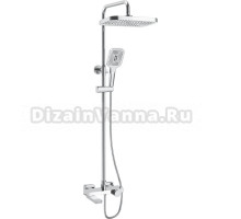 Душевая стойка Rose R1896 с термостатом, хром