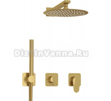 Душевой комплект Wasserkraft Havel A3651.282.180.259.285.194.286 С ВНУТРЕННЕЙ ЧАСТЬЮ, золото