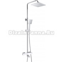 Душевая стойка Rose R3536 с термостатом, хром