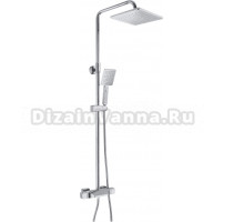 Душевая стойка Rose R3736 с термостатом, хром