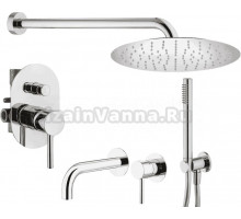 Комплект для ванной Plumberia Selection Ixo KITXO15CR210 С ВНУТРЕННЕЙ ЧАСТЬЮ, хром