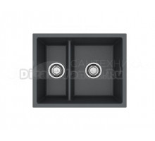 Мойка ALVEUS OMNI 50 GRANITAL DEEP BLACK-G90 550x450x198 с сифоном