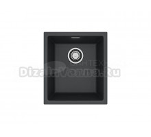 Мойка ALVEUS GRANITAL OMNI 20 DEEP BLACK-G90 450x450x198 с сифоном