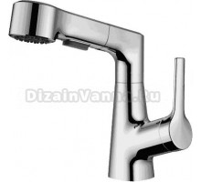 Смеситель для раковины Wonzon & Woghand WW-121B108-CR с выдвижным изливом, хром