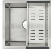 Мойка кухонная Gappo GS4444 с коландером, сатин