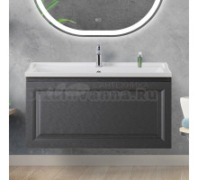 Тумба с раковиной Cezares Giubileo 100 1 внутренний ящик, титан