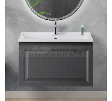 Тумба с раковиной Cezares Giubileo 80 1 внутренний ящик, титан