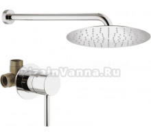 Душевой комплект Plumberia Selection Ixo KITXO01CRKING С ВНУТРЕННЕЙ ЧАСТЬЮ, хром