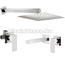 Комплект для ванной Plumberia Selection Tag KITTG01CR220 С ВНУТРЕННЕЙ ЧАСТЬЮ, хром