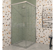 Душевой уголок EvaGold EG3C 90х90, профиль хром, прозрачное стекло