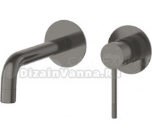 Смеситель для раковины Cezares Relax RELAX-BLI2-1 С ВНУТРЕННЕЙ ЧАСТЬЮ, оружейная сталь