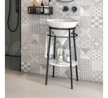 Консоль с раковиной KERAMA MARAZZI Cono 44 напольная, черная матовая