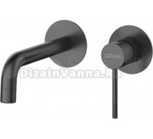 Смеситель для раковины Cezares Relax RELAX-BLI2-1 С ВНУТРЕННЕЙ ЧАСТЬЮ, матовый черный