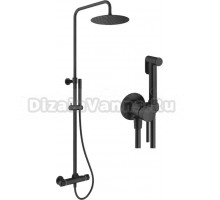Комплект для ванной Plumberia Selection Ixo KITZXO6302NO черный матовый
