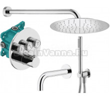 Душевой комплект Plumberia Selection PSBOX KITPSB03CR260 С ВНУТРЕННЕЙ ЧАСТЬЮ, хром