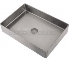 Накладная раковина Gappo GX401-9 51х36, оружейная сталь