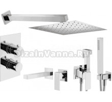 Комплект для ванной Plumberia Selection Tag KITZTGT18QCR220 С ВНУТРЕННЕЙ ЧАСТЬЮ, хром