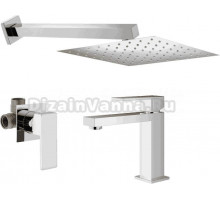 Комплект для ванной Plumberia Selection Tag KITTG01CR53 С ВНУТРЕННЕЙ ЧАСТЬЮ, хром
