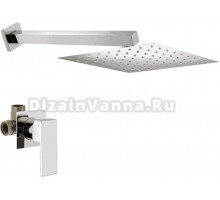 Душевой комплект Plumberia Selection Tag KITTG01CR С ВНУТРЕННЕЙ ЧАСТЬЮ, хром