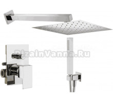 Душевой комплект Plumberia Selection Tag KITTG15CR С ВНУТРЕННЕЙ ЧАСТЬЮ, хром