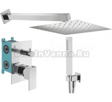 Душевой комплект Plumberia Selection Tag KITTG18CR С ВНУТРЕННЕЙ ЧАСТЬЮ, хром