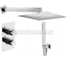 Душевой комплект Plumberia Selection Tag KITTGT18QCR С ВНУТРЕННЕЙ ЧАСТЬЮ, хром