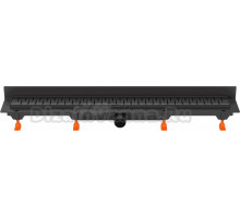 Душевой трап (лоток) MCH Chudej Medium CH650MC2 65 см, матовый черный