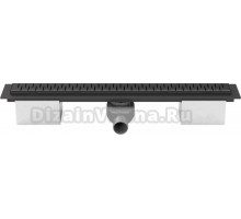 Душевой трап (лоток) MCH Chudej Medium CHPA750MC 75 см, матовый черный