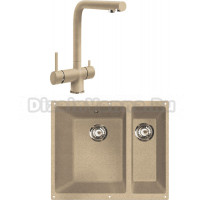 Комплект Мойка Lava U2 dune + Смеситель SG14 DUN dune