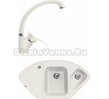 Комплект Мойка Lava A3.LAT latte + Смеситель SG01 LAT latte