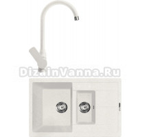 Комплект Мойка Lava D4.LAT latte + Смеситель SG07 LAT latte