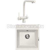 Комплект Мойка Lava Q1.LAT latte + Смеситель SG14 LAT latte