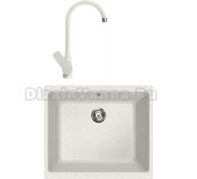 Комплект Мойка Lava U1 latte + Смеситель SG07 LAT latte