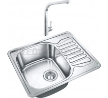 Комплект Мойка Emar Steel 5848 + Смеситель MEGA Mega MG-SUN03