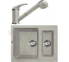 Комплект Мойка Lava D1.SCA scandic + Смеситель SG03 SCA scandic