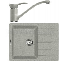 Комплект Мойка Lava L1.SCA scandic + Смеситель SG04 SCA scandic