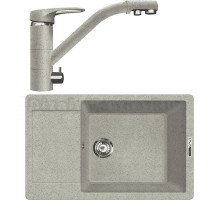 Комплект Мойка Lava L8.SCA scandic + Смеситель SG05 SCA scandic